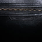 Celine Luggage Micro Leather Handbag in Black x White