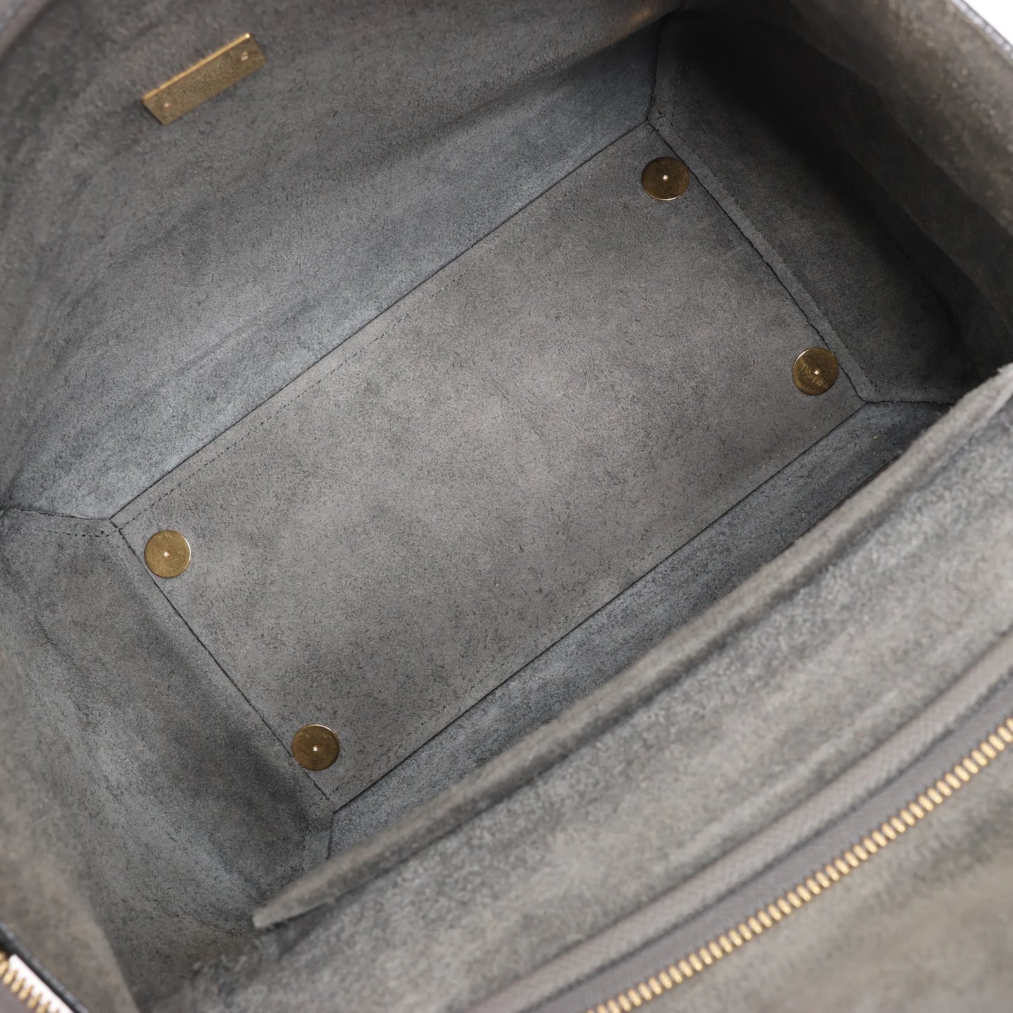 Celine Belt Bag Mini Leather 2way Handbag in Gray