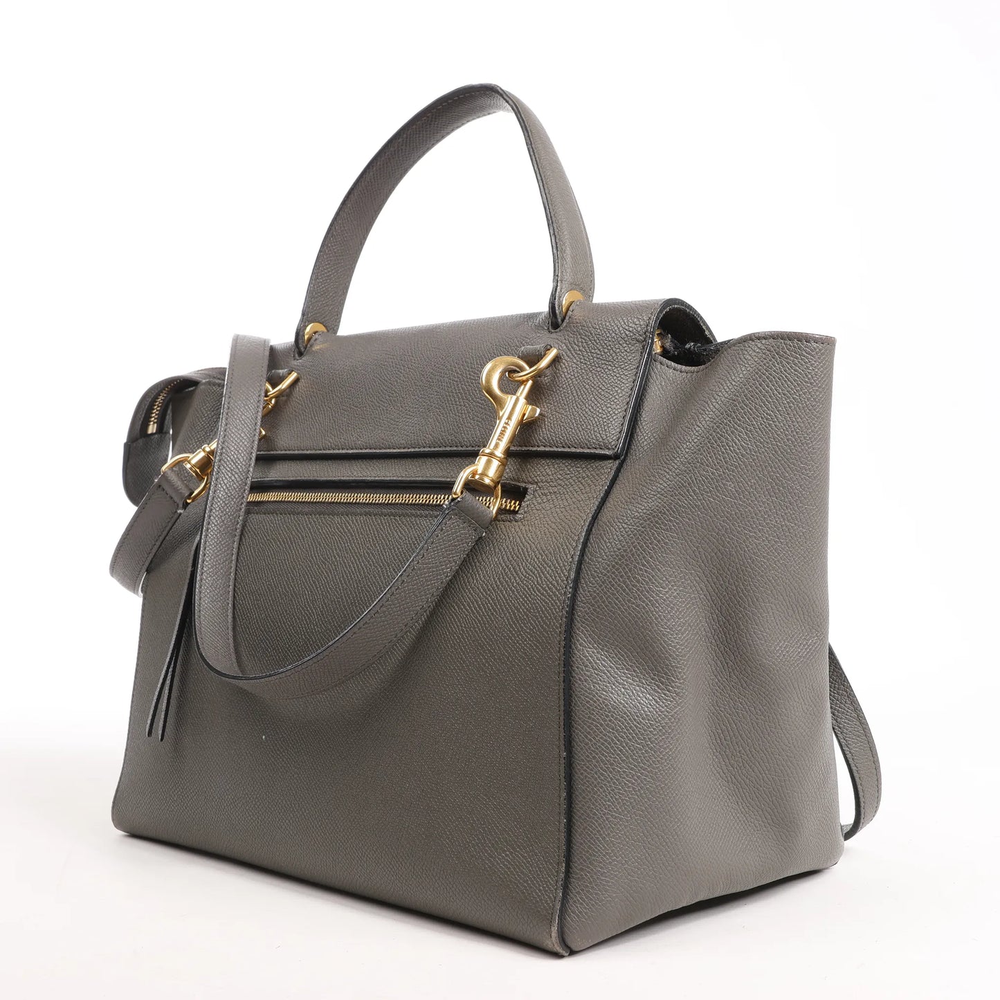 Celine Belt Bag Mini Leather 2way Handbag in Gray