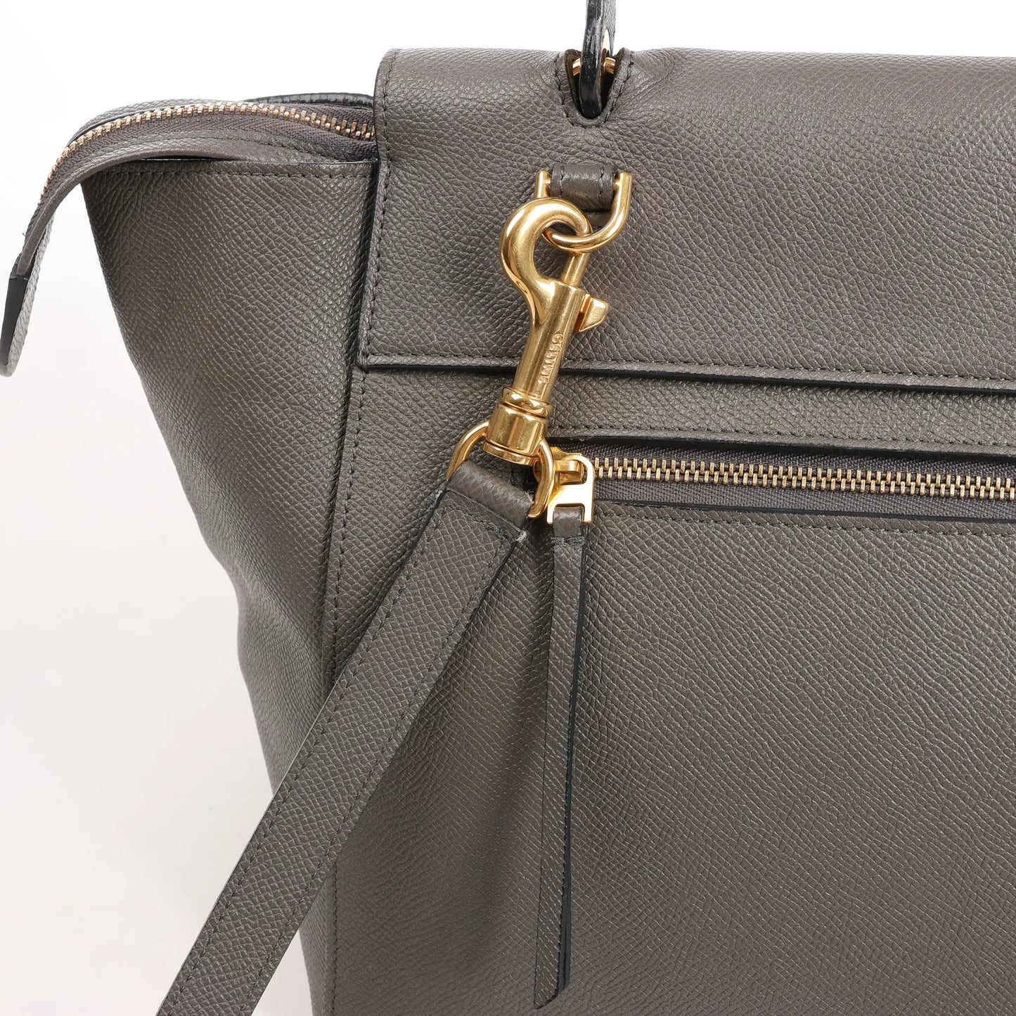 Celine Belt Bag Mini Leather 2way Handbag in Gray