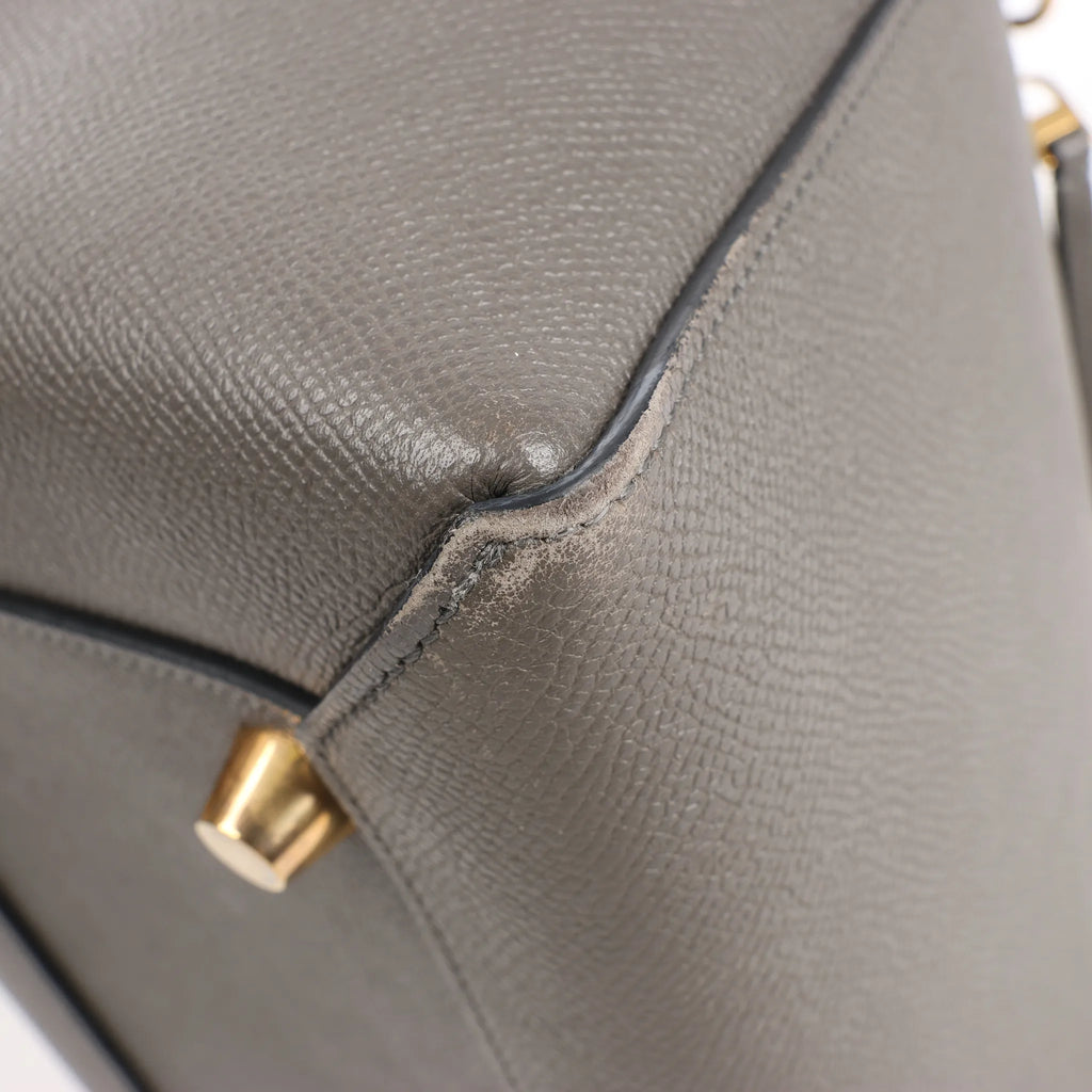 Celine Belt Bag Mini Leather 2way Handbag in Gray