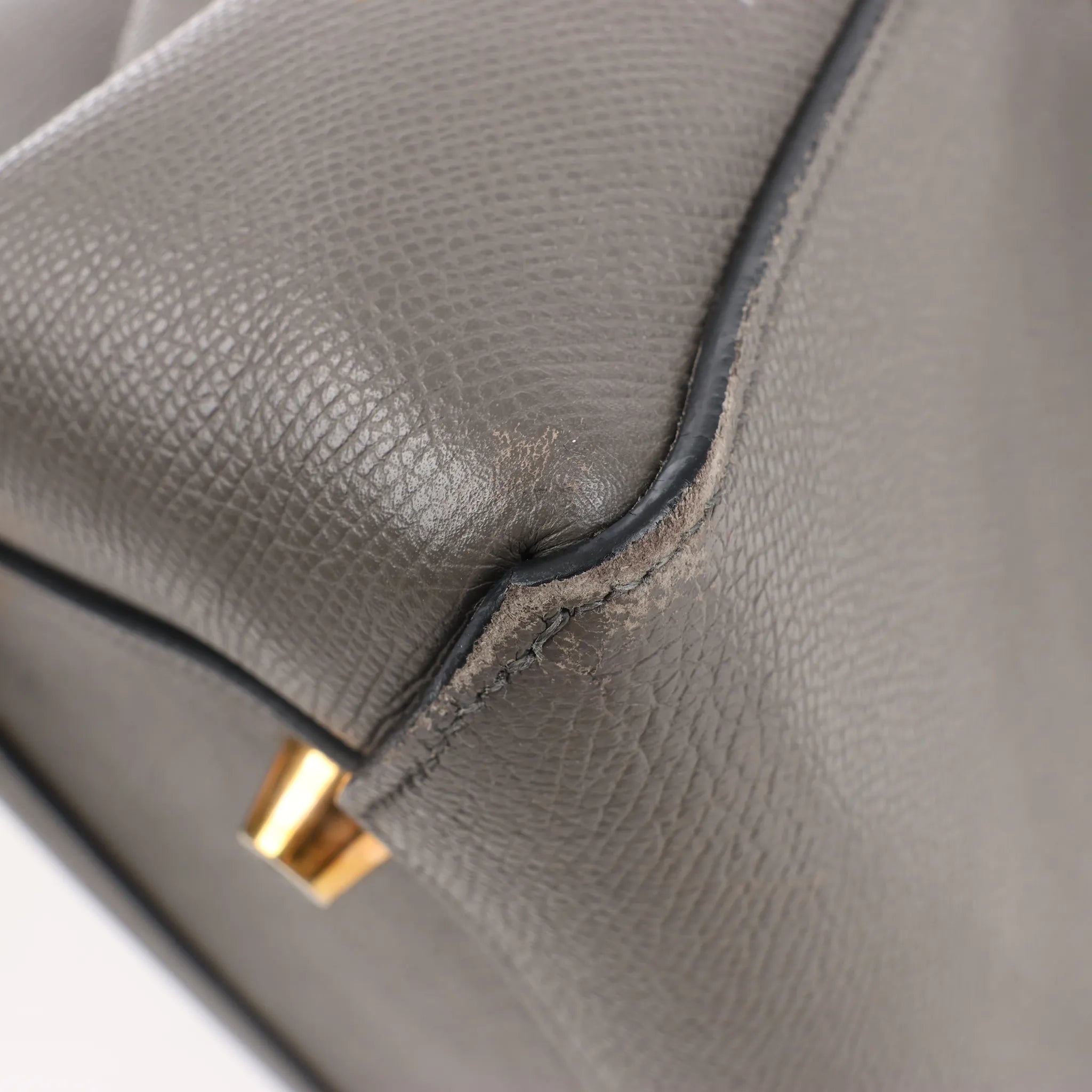 Celine Belt Bag Mini Leather 2way Handbag in Gray