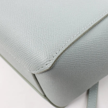 Sac ceinture CELINE en cuir grainé Nano 2 voies bleu