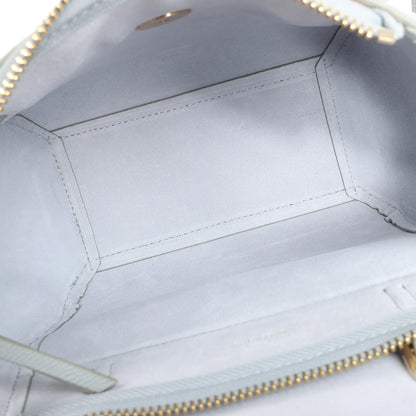 Sac ceinture CELINE en cuir grainé Nano 2 voies bleu