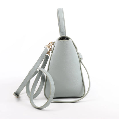 Sac ceinture CELINE en cuir grainé Nano 2 voies bleu