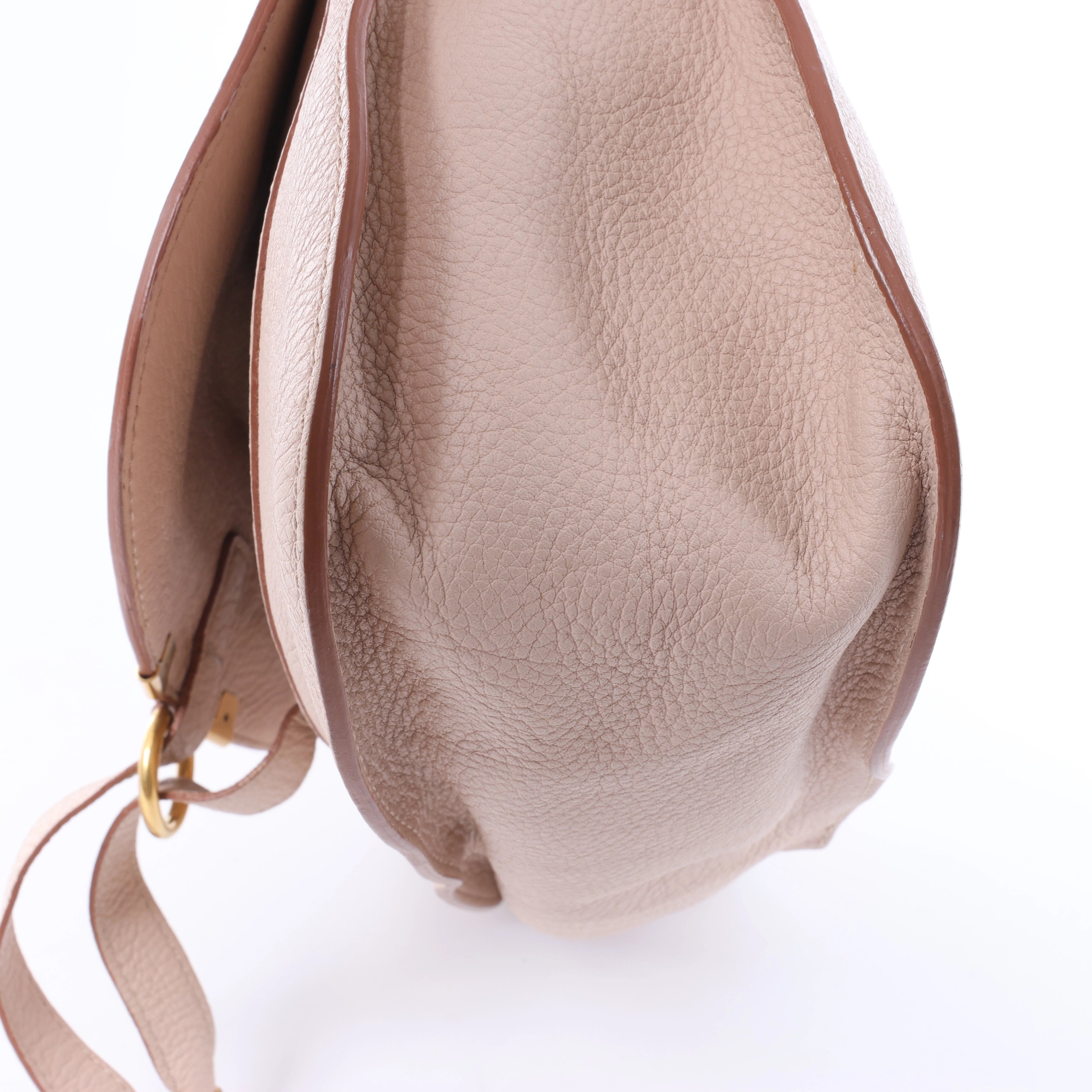 Bolso grande de lona y piel Celine Luggage en beige y negro