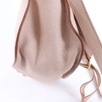 Bolso grande de lona y piel Celine Luggage en beige y negro
