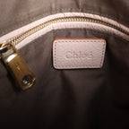 Bolso grande de lona y piel Celine Luggage en beige y negro