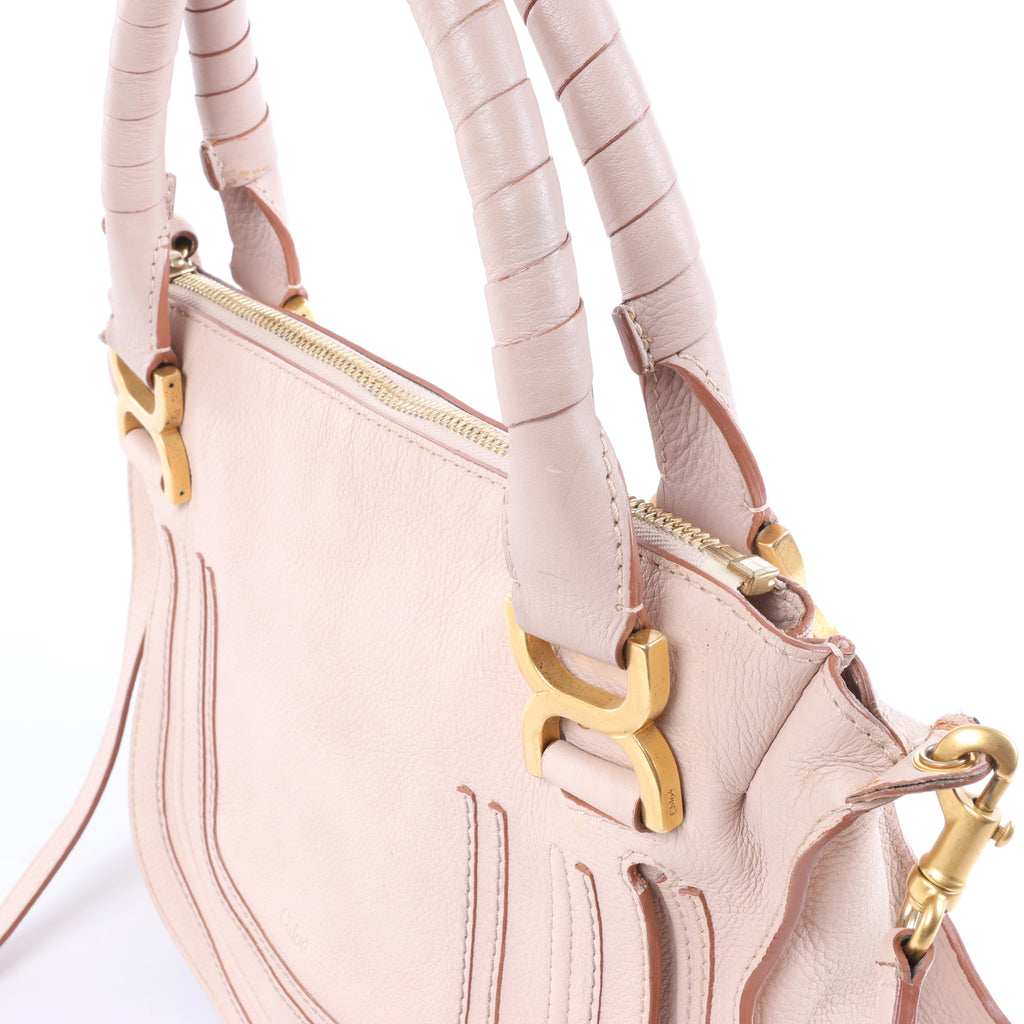 Bolso grande de lona y piel Celine Luggage en beige y negro