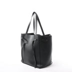Celine Cabas Phantom Small Leather Shoulder Bag in Black