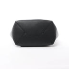 Celine Cabas Phantom Small Leather Shoulder Bag in Black