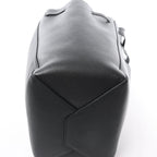 Celine Cabas Phantom Small Leather Shoulder Bag in Black