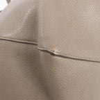 Celine Cabas Phantom Small Leather Shoulder Bag in Taupe