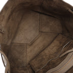 Celine Cabas Phantom Small Leather Shoulder Bag in Taupe