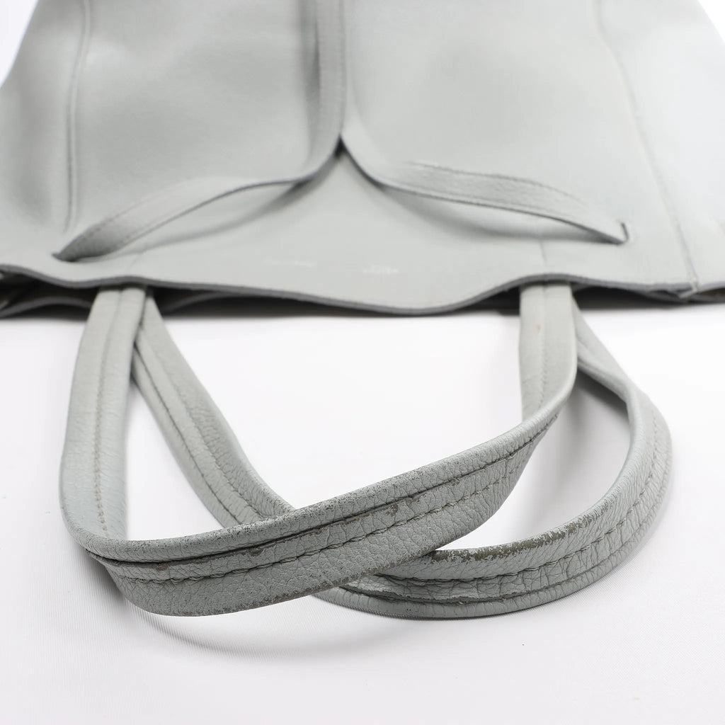 Celine Cabas Phantom Small Leather Shoulder Bag in Gray