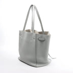 Celine Cabas Phantom Small Leather Shoulder Bag in Gray
