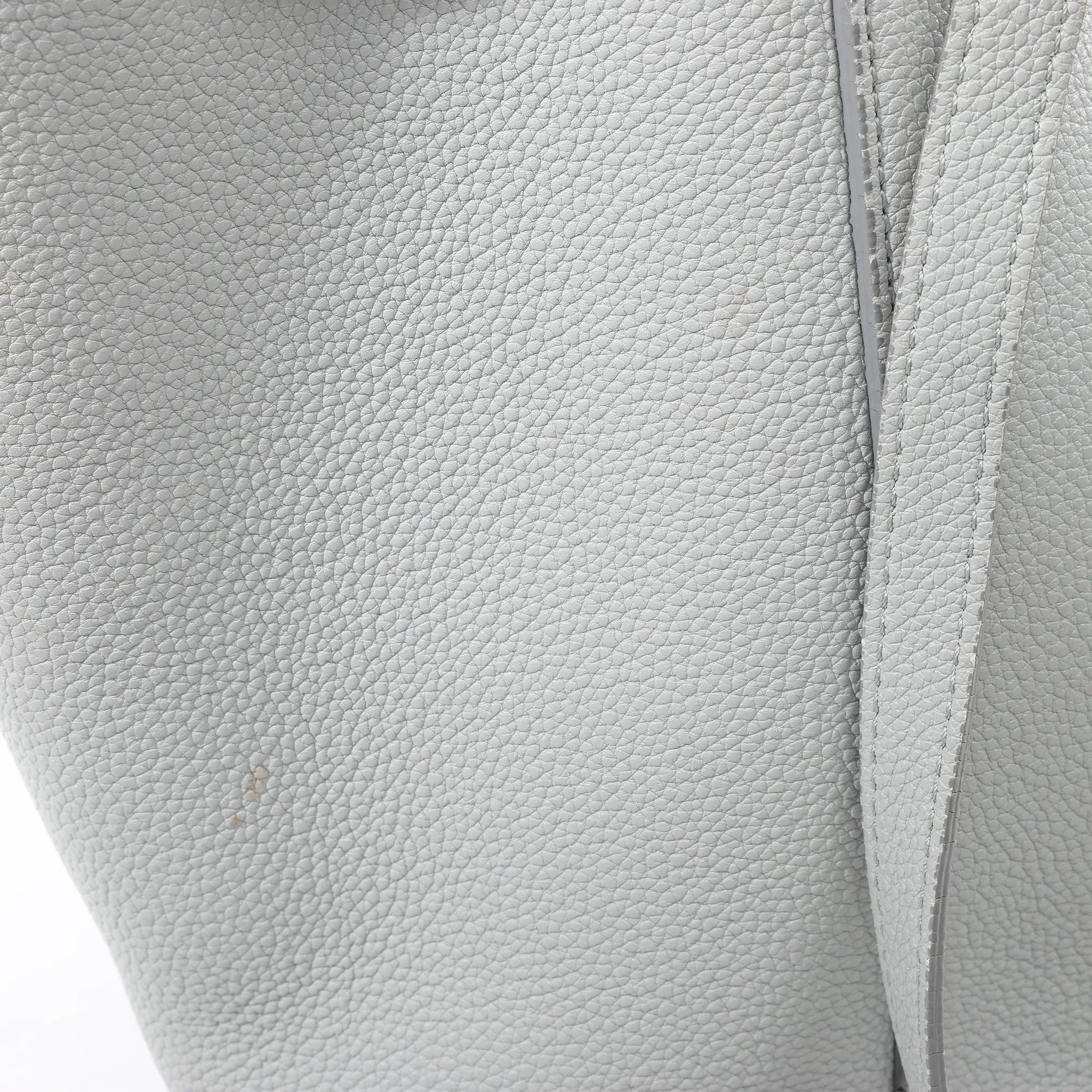 Celine Cabas Phantom Small Leather Shoulder Bag in Gray