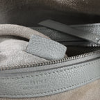 Celine Cabas Phantom Small Leather Shoulder Bag in Gray