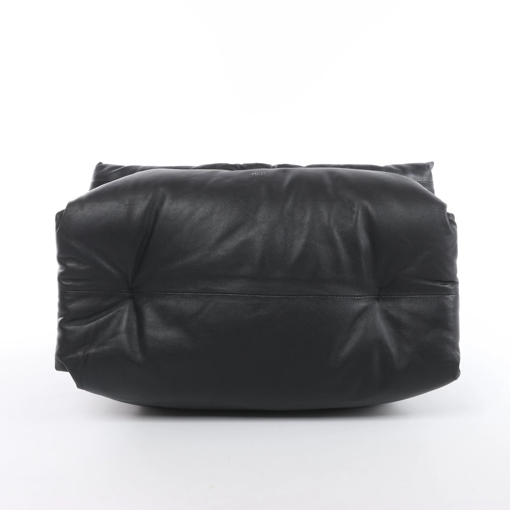 Celine Pillow Leather Handbag in Black