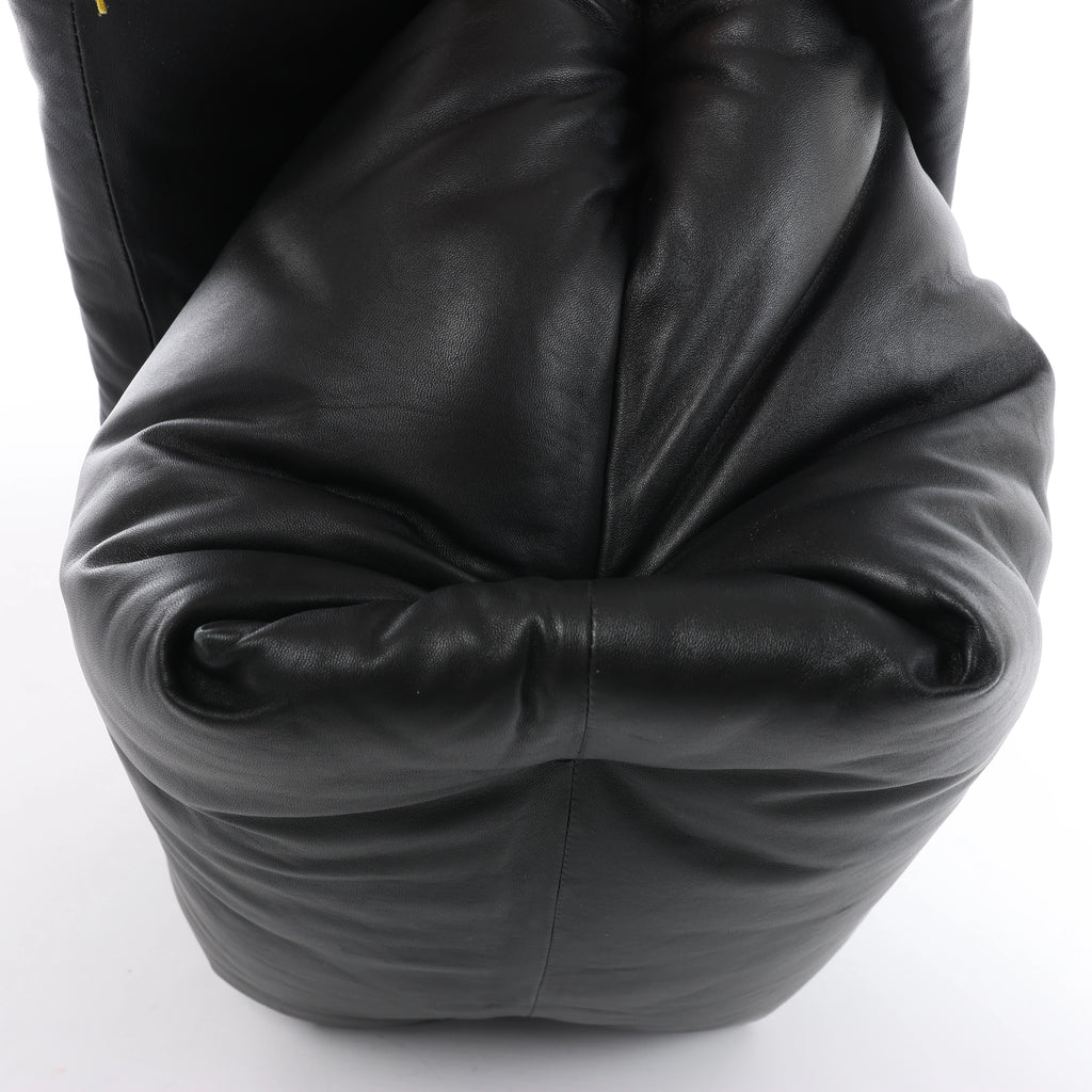 Celine Pillow Leather Handbag in Black