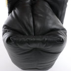 Celine Pillow Leather Handbag in Black