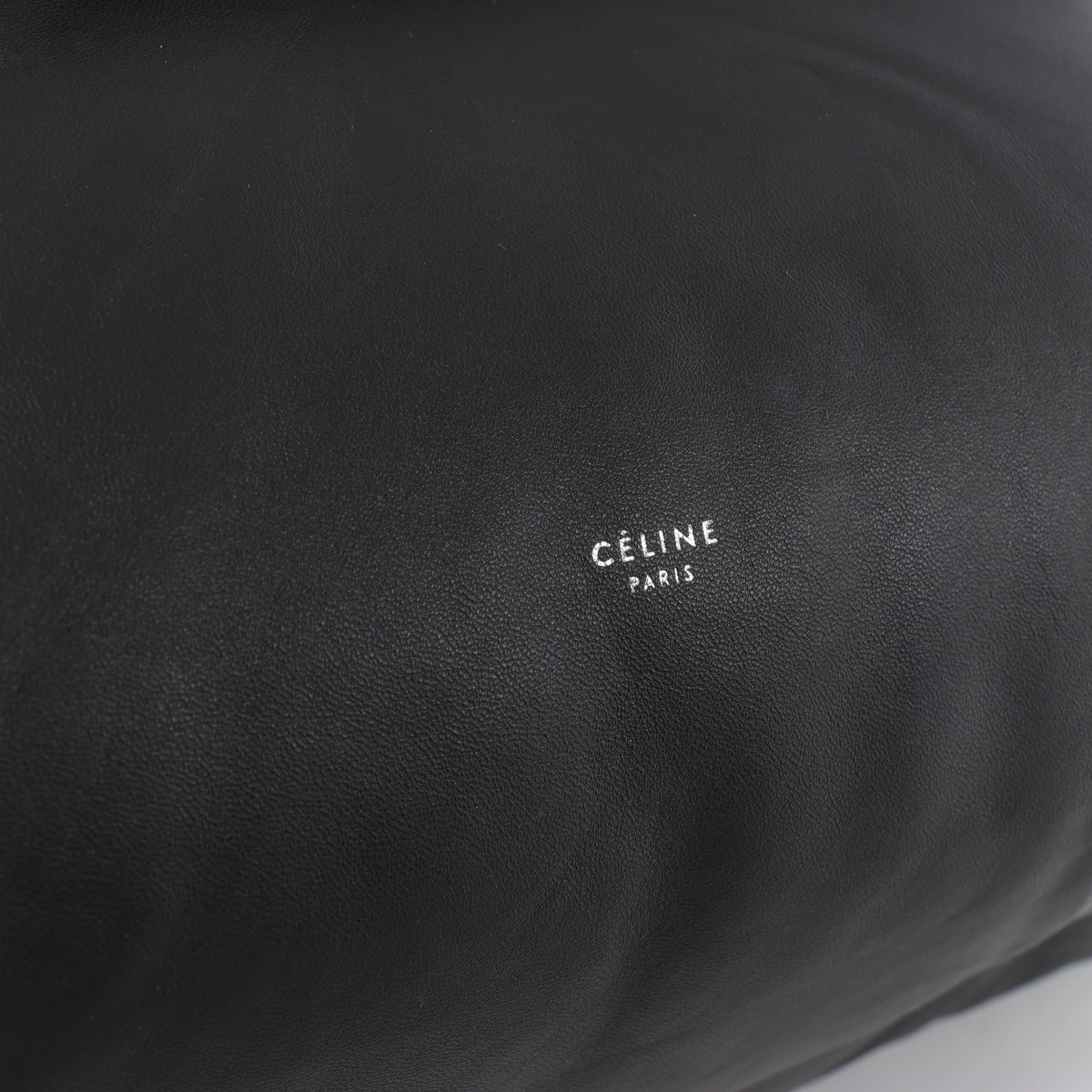 Celine Pillow Leather Handbag in Black