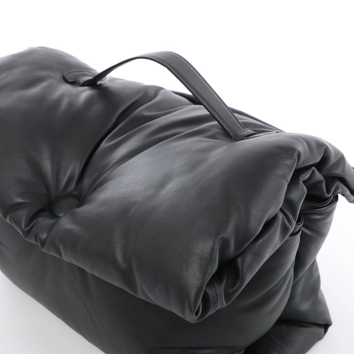 Celine Pillow Leather Handbag in Black
