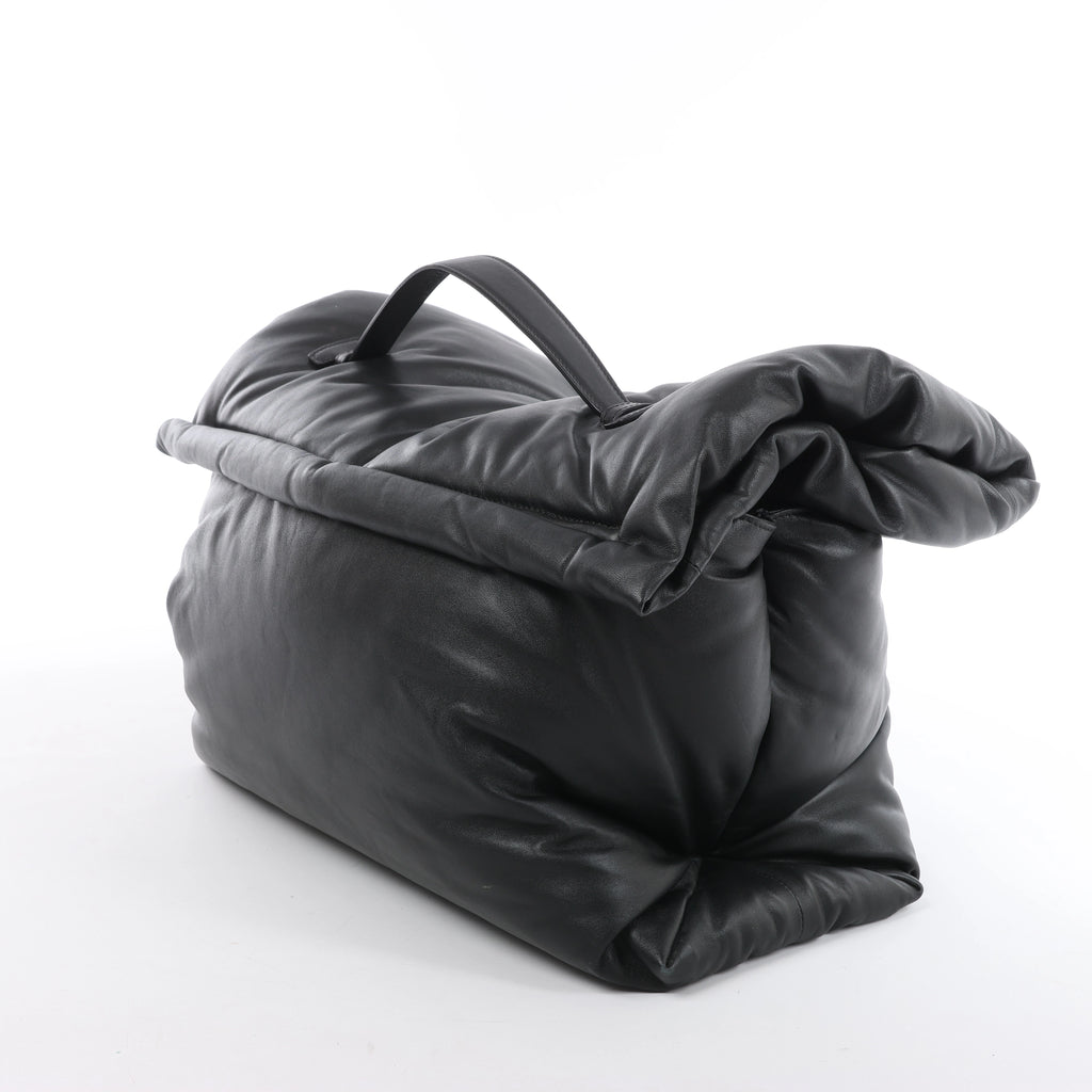 Celine Pillow Leather Handbag in Black