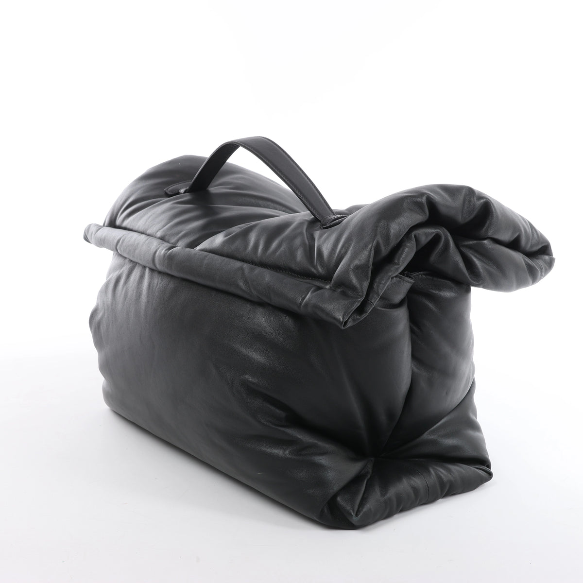 Celine Pillow Leather Handbag in Black