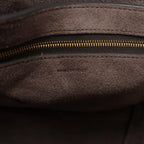 CELINE Seau Sangle Bucket Leather Shoulder Bag in Gray