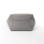 CELINE Seau Sangle Bucket Leather Shoulder Bag in Gray