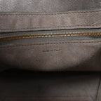 CELINE Seau Sangle Bucket Mini Leather Shoulder Bag in Gray