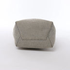 CELINE Seau Sangle Bucket Small Canvas Shoulder bag in Beige x Navy