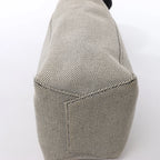 CELINE Seau Sangle Bucket Small Canvas Shoulder bag in Beige x Navy