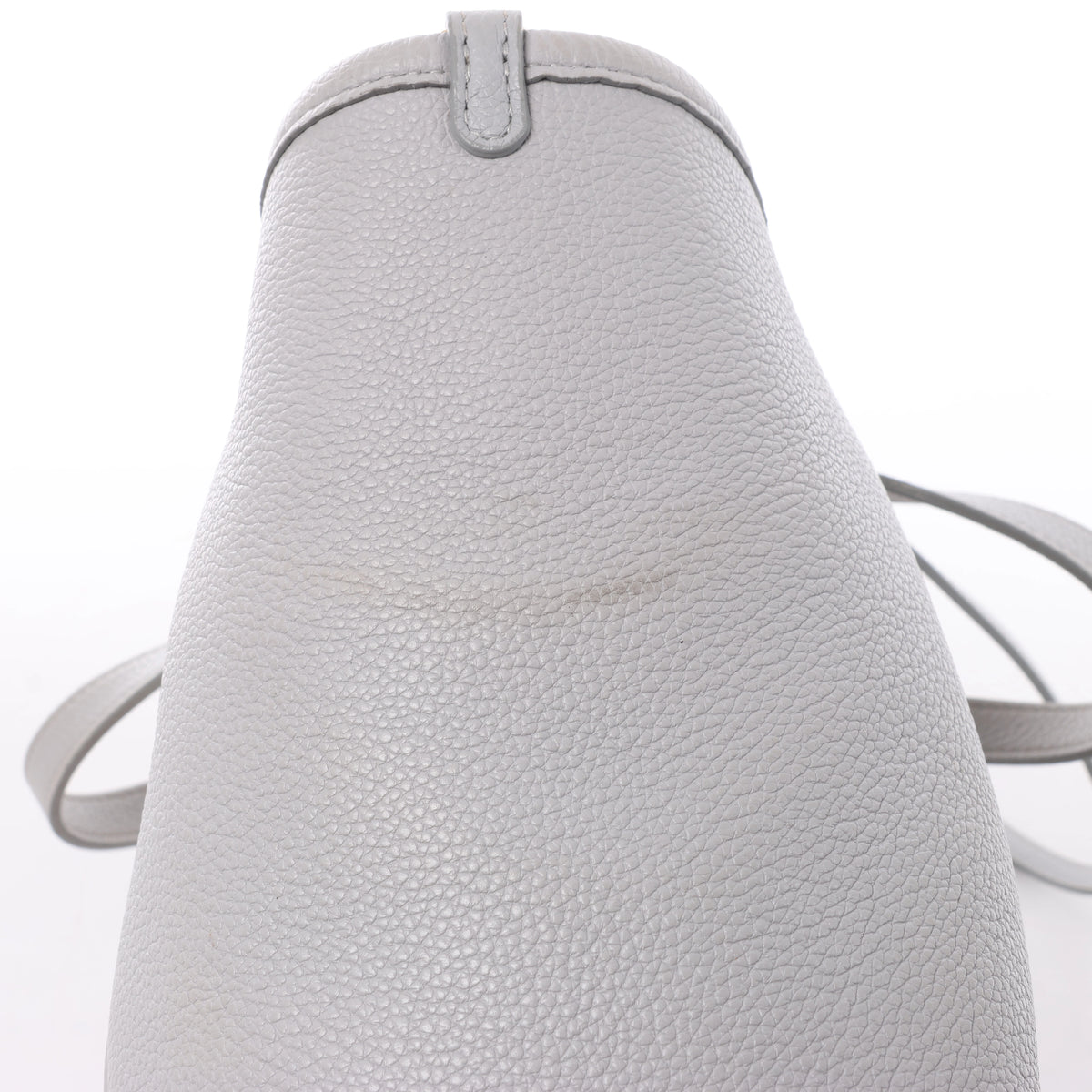 CELINE Folded Cabas Small Tote 2Way Handbag in Light Gray