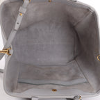 CELINE Folded Cabas Small Tote 2Way Handbag in Light Gray
