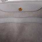 CELINE Folded Cabas Small Tote 2Way Handbag in Light Gray