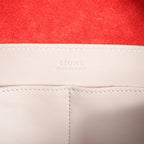 Celine Soft Cube Small Leather 2Way Handbag in Red