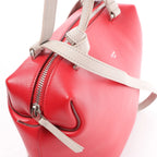 Celine Soft Cube Small Leather 2Way Handbag in Red