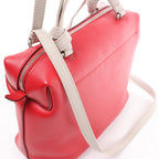 Celine Soft Cube Small Leather 2Way Handbag in Red