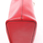 Celine Soft Cube Small Leather 2Way Handbag in Red
