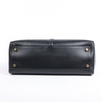 Celine Sac 16 Smooth Leather Medium 2Way Handbag in Black
