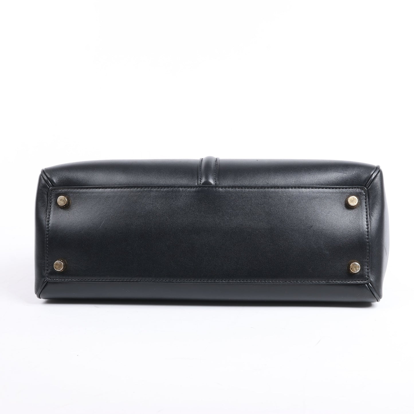 Celine Sac 16 Smooth Leather Medium 2Way Handbag in Black