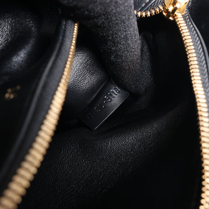 Celine Sac 16 Smooth Leather Medium 2Way Handbag in Black