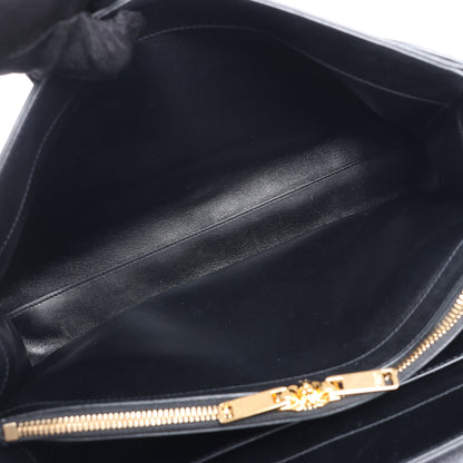 Celine Sac 16 Smooth Leather Medium 2Way Handbag in Black
