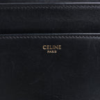 Celine Sac 16 Smooth Leather Medium 2Way Handbag in Black