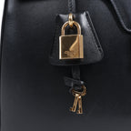Celine Sac 16 Smooth Leather Medium 2Way Handbag in Black