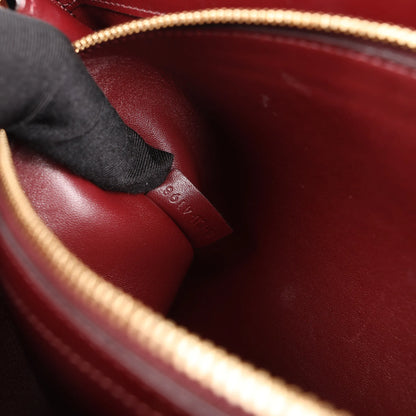 Celine Sac 16 Medium Smooth Leather 2Way Handbag in Burgundy