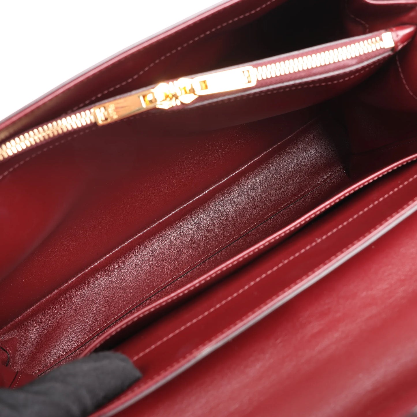 Celine Sac 16 Medium Smooth Leather 2Way Handbag in Burgundy