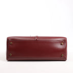 Celine Sac 16 Medium Smooth Leather 2Way Handbag in Burgundy